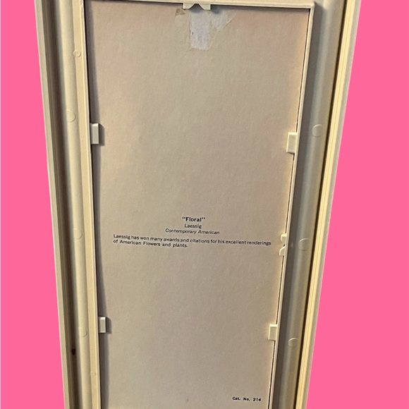 Floral Art Print in Ornate Frame - Picture 6 of 6